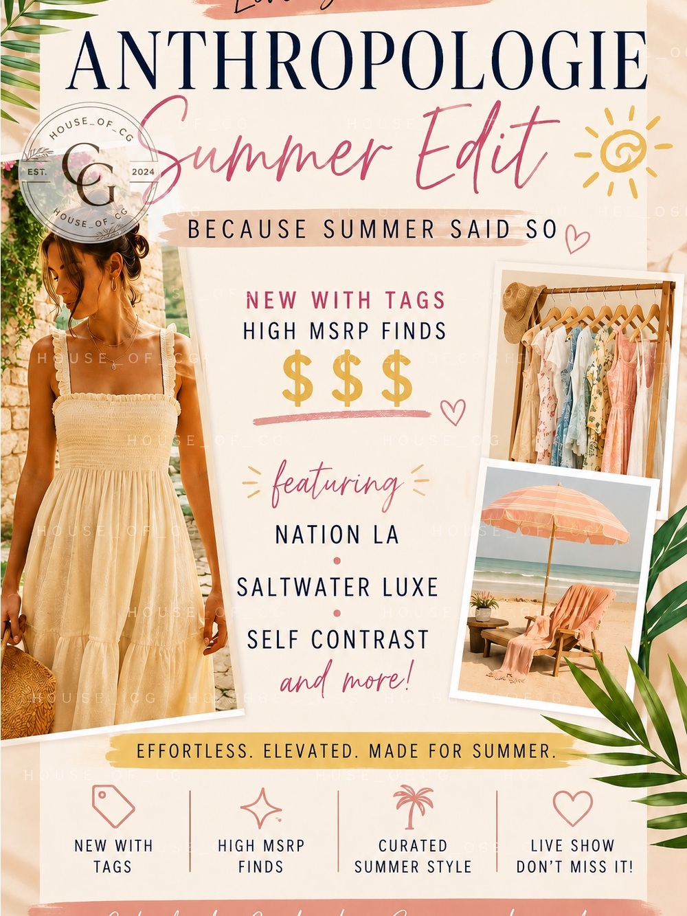 Tap ♥️ for Anthropologie brands ✨ Live show curated pieces —all new with tags 🏷️
